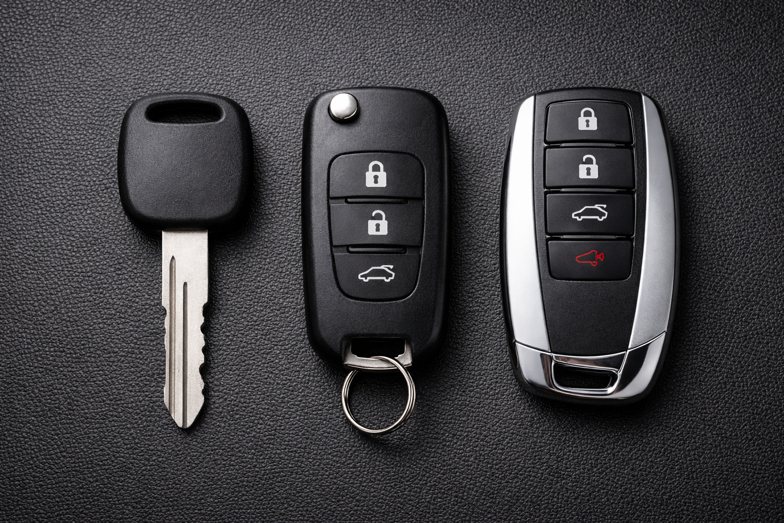 Różnice między kluczem mechanicznym, pilotem a smart key