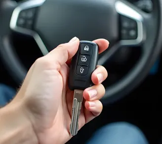 klucz samochodowy z pilotem i zabezpieczeniem immobilizer