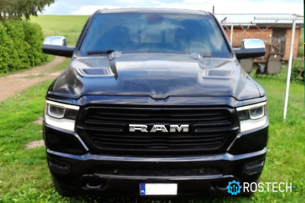 Dodge RAM 1500DT przód samochodu - Dorabianie kluczy Kwidzyn