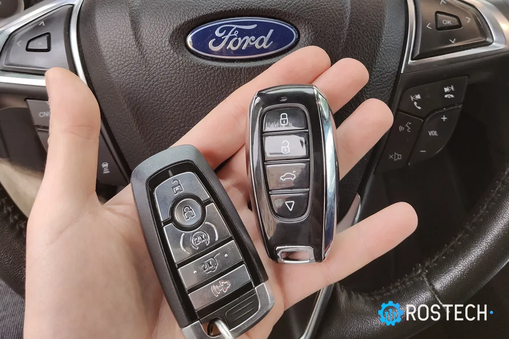 Kluczyki Ford Edge 2020, z funkcją keyless oraz odpalaniem auta z pilota